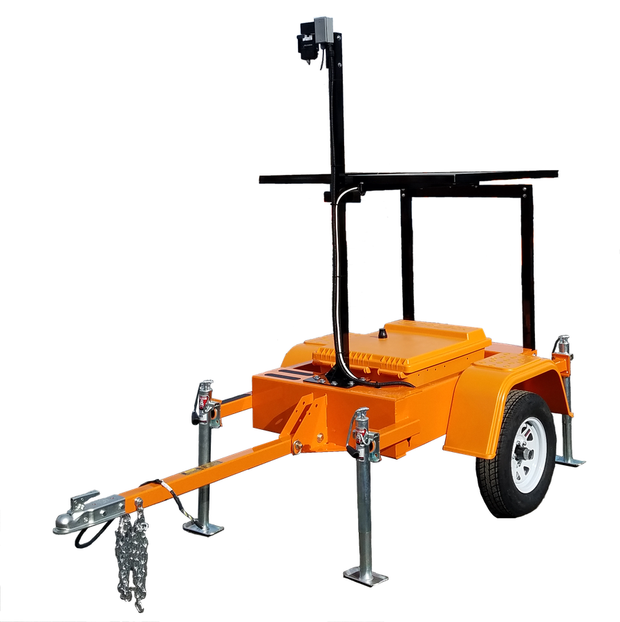 8′ Solar-Powered Tower Trailer