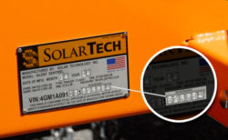 Serial Number Location on Solar Technology